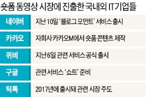 짧지만 강렬한 재미…IT기업들 '숏폼 콘텐츠'에 꽂혔다