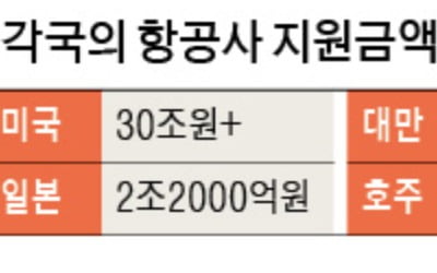 美, 항공사에 고용유지금 30조원 '수혈'