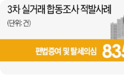 단속반에 찍힌 주택 거래, 절반 '투기 냄새'