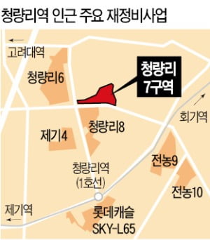 청량리 일대 정비사업 '훈풍'…7구역 관리처분 인가