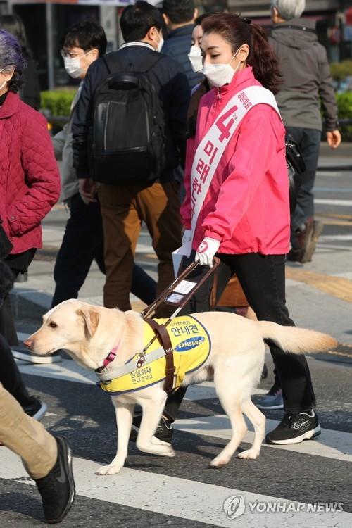 [총선 D-12] 시각장애 미래한국 비례후보 김예지, 자전거로 전국종주(종합)