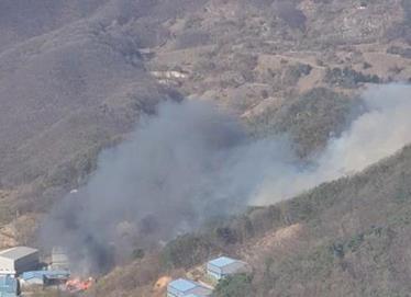 건조하고 바람 센 '청명'…전국 곳곳 산불로 2㏊ 잿더미