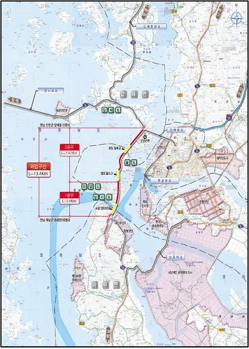 신안압해-해남화원 도로공사 본격 추진…8일 입찰공고