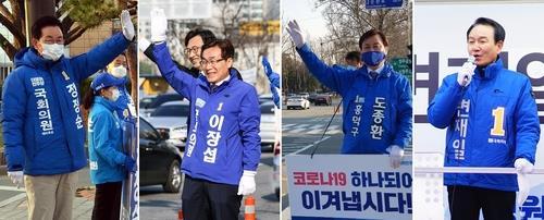 [총선 D-3] '굳히기' vs '뒤집기'…휴일 맞아 충북 후보들 막판 총력전