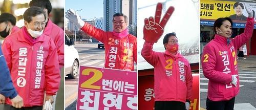 [총선 D-3] '굳히기' vs '뒤집기'…휴일 맞아 충북 후보들 막판 총력전