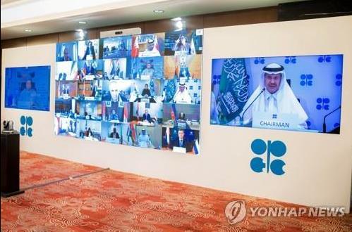 "OPEC+, 다시 감산 문제 논의 화상회의"[타스통신]