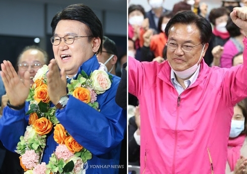 대전·세종·충남 20석 중 민주당 15석 '압승'…통합당 5석