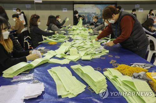 충북 지역구 3:5로 패한 통합당, 위성정당은 비례투표서 승리