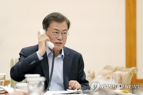 백악관 "한미 정상, 코로나19 대응·세계경제 회복 협력 합의"