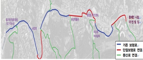 서울 홍제천 상류에 산책로 '홍제락길' 조성…내년 완공