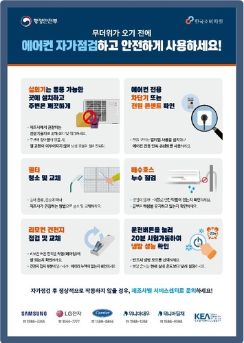 에어컨 화재 73%가 전기적 요인…더워지기 전 미리 점검하세요