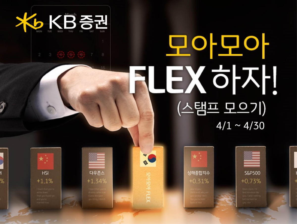 KB증권, `모아모아 Flex 이벤트` 실시