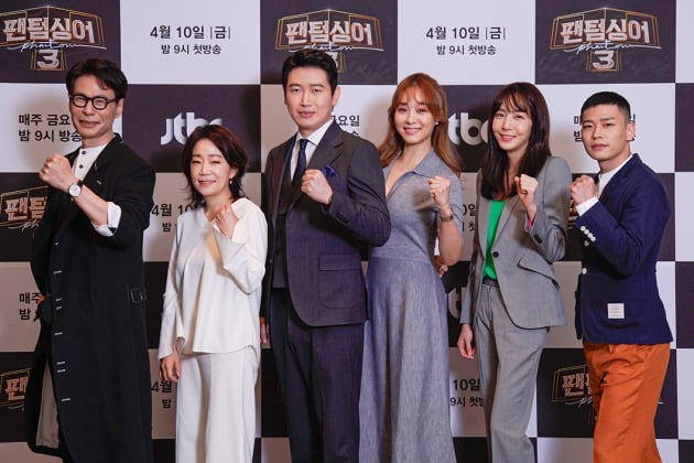 윤상(왼쪽부터), 김문정, 손혜수, 옥주현, 김이나, 지용./사진제공=JTBC