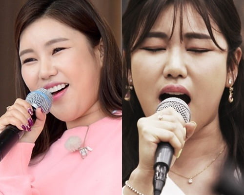 '텔레그나', '악인전'에 각각 출연한 가수 송가인/ 사진=SBS, KBS2 제공