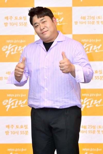 [TEN 포토] '악인전' 문세윤, '훈훈한 국민 뚱보'