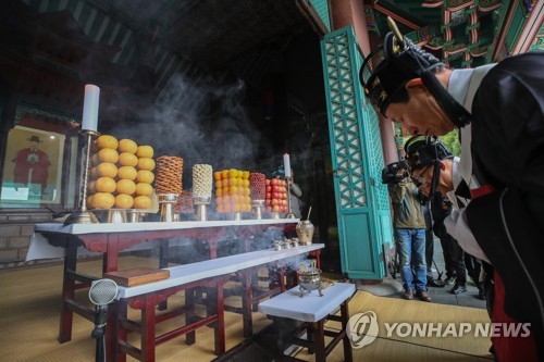 충무공 이순신 탄신 기념다례, 코로나19로 축소 진행