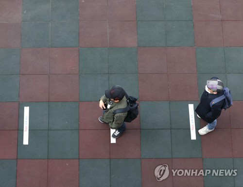 [사전투표] "투표는 꼭 해야"…1ｍ 간격으로 심은 '민주주의 꽃'