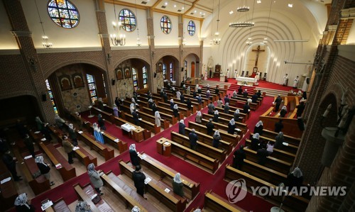 천주교 제주교구, 코로나19 사태 속 부활절 미사 진행