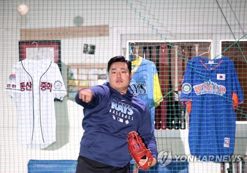 최지만, 귀국 후 첫 훈련 공개…"한국행 잘한 결정…개막 기대"(종합)