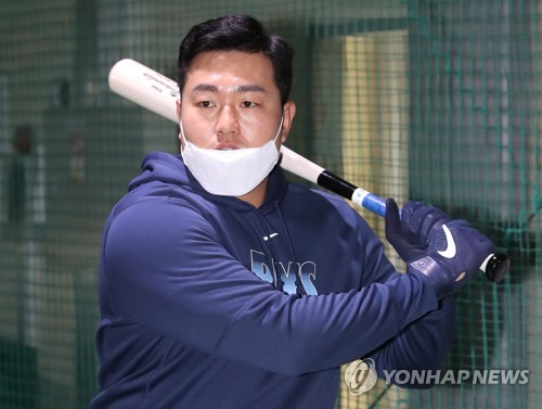 최지만, 귀국 후 첫 훈련 공개…"한국행 잘한 결정…개막 기대"(종합)