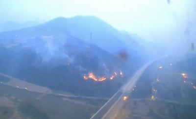  안동 산불 확산…고속도로 통제되고 세계유산도 '비상'