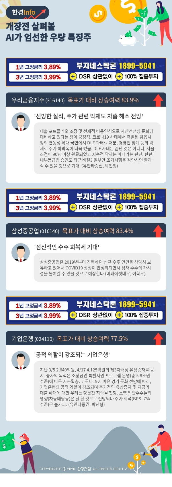 [포커스]개장전 살펴볼 AI가 엄선한 우량 특징주