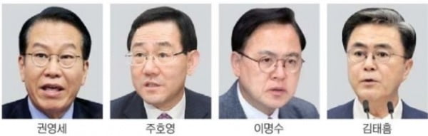 권영세 출마…통합당 원내대표 경선 4파전