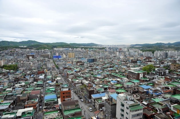 재개발사업이 추진되고 있는 경기 성남 태평동 일대. 한경DB