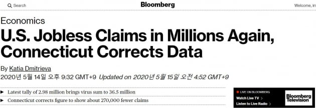 중대한 지표에 '오타'…부풀려진 美 실업수당 청구건수