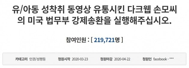 '다크웹' 손정우 美 송환심리…법원, 구구절절 사연에도 인도 허가해와