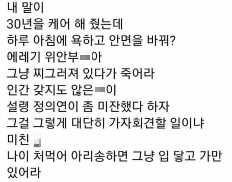 "나이 먹어 아리송하면 입 닫아" 위안부 할머니 비판하는 與 지지자들