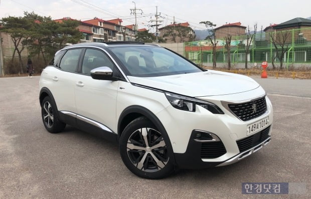 푸조 준중형 SUV 3008 GT. 사진=오세성 한경닷컴 기자