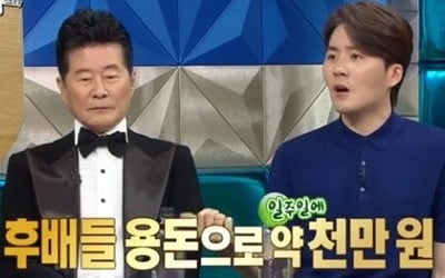 '라디오스타' 이루 "태진아, 후배 용돈으로 일주일에 천만원 지출"