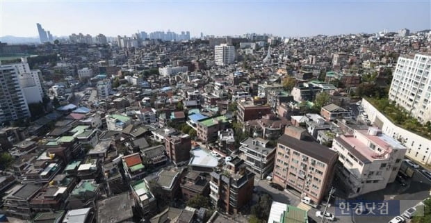 재개발을 추진중인 서울시내의 한 부지.(자료 한경DB)