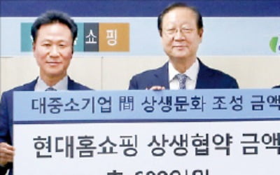 현대홈쇼핑·동반성장위, 中企 지원 상생협약