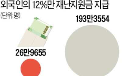 "외국인도 재난지원금 달라" 쇄도