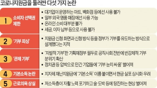 재난지원금의 역설…성형 되고 소상공인 납품하는 대형마트 안돼 