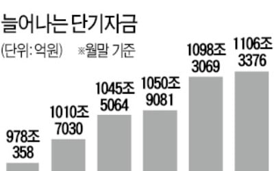 코로나 쇼크에 현금 쌓는 기업·가계…단기자금 1100兆 돌파