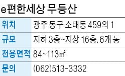 e편한세상 무등산, 교통·교육·생활 인프라에 숲세권까지