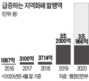 벌써 3조…'또 다른 현금 살포' 지역화폐 우후죽순