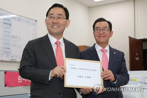 통합당 원내대표 2파전 압축에 가라앉았던 '김종인 비대위' 꿈틀(종합)