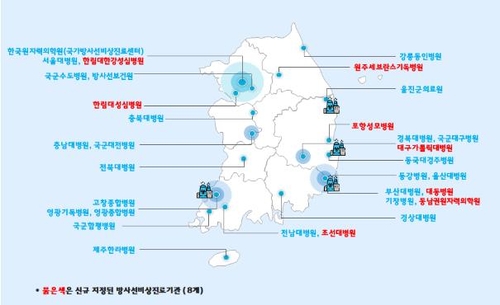 원안위, 방사선비상진료기관 8개 추가 지정…전국 31개로 확대