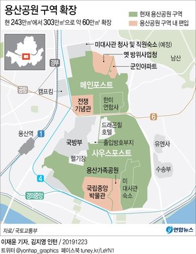 용산공원 더 넓어진다…옛 방사청 부지 추가 확보 추진