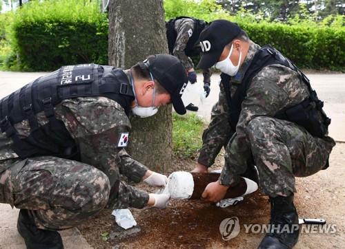 강릉 허균 생가 옆 공사장에서 6·25 당시 불발탄 발견