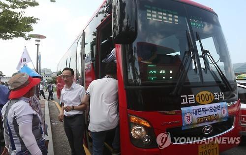 세종시, 연말까지 1생활권 보조 BRT 시범 운행