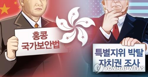 홍콩특별지위 박탈 현실화하나…당장 초강수 실행은 안한 트럼프