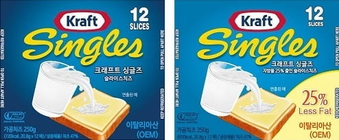 크래프트하인즈코리아, 미국 국민치즈 `크래프트 싱글즈` 국내  출시