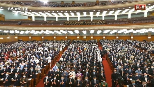 마스크 벗은 시진핑 지도부…중국 `양회` 막 올라