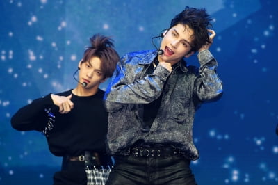 [TEN 포토] TXT 수빈X휴닝카이 '앞에서 끌고 뒤에서 미는 호흡'