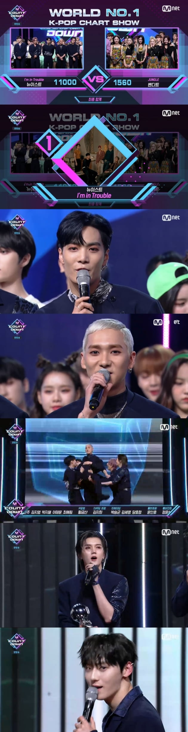 '엠카운트다운' 뉴이스트 / 사진 = Mnet 영상 캡처